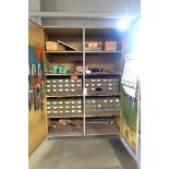 Cabinet with contents