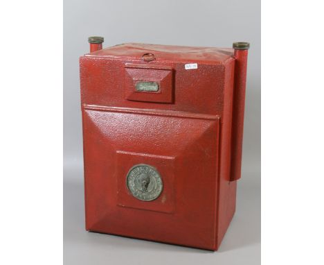 A vintage gas meter for ten lights bearing manufacturers mark George Orme & Co., Atlas Meter Works, Oldham.