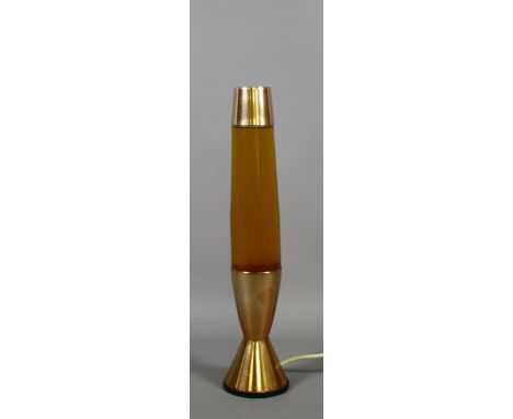 A vintage 1970s electric glitter lamp.