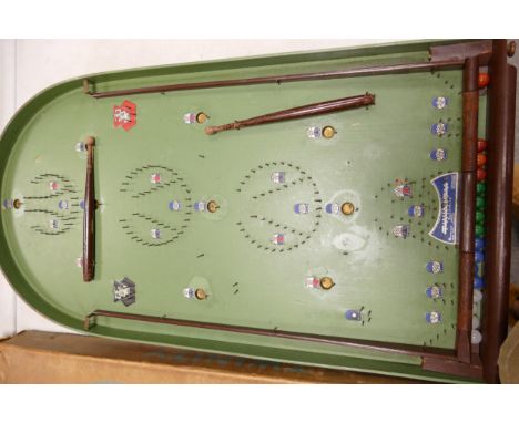 Vintage Boxed Corinthian  Bagatelle game board 