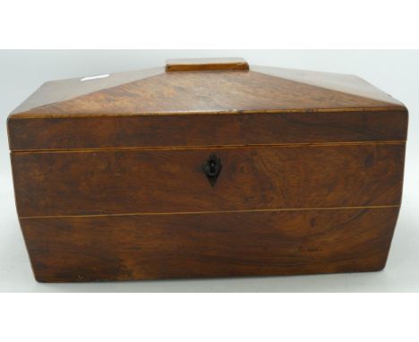 19th Century Tea Caddy, length 29.5cm 