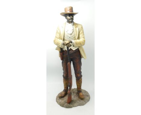 Very Large Boxed The Leonardo The Big Country Collection figure US State Marshall: height 46cm 