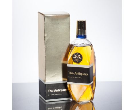 THE ANTIQUARY
Blended Scotch Whisky, J. & W. Hardie Ltd, South Queensferry, 70° Proof, 26 2/3 fl oz., faceted bottle, origina