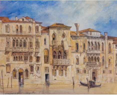 AFTER RICHARD PARKES BONINGTONTHE GRAND CANAL, VENICEbears indistinct inscription and signature lower right Grand Canal of Ve