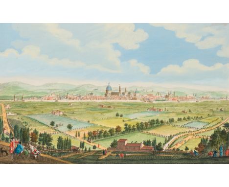 GIUSEPPE ZOCCHI (1711-1767)A GENERAL VIEW OF FLORENCE TAKEN FROM THE CONVENT OF THE CAPUCHIN FRIARSpublished by R. Sayer c. 1