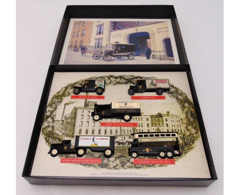 Lledo Guinness collection of vintage diecast vehicles 1999 in original packaging