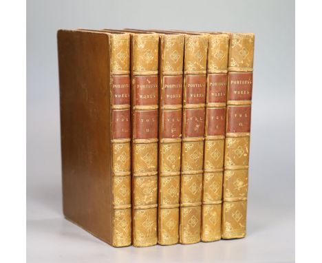 °  Porteous, Beilby - The Works, 6 vols, with engraved portrait, calf, T. Cadell, London, 1823