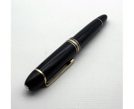 Kolbenfüller Meisterstück, Montblanc. Nr. 149. 750/000 Goldfeder 4810.