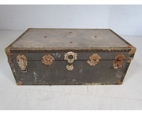 Victorian travel trunk
