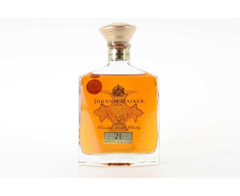 JOHNNIE WALKER 21 YEAR OLD X.R. 75CL BLENDED WHISKY  40% ABV / 75cl  When John Walker opened a grocery, wine and spirits shop