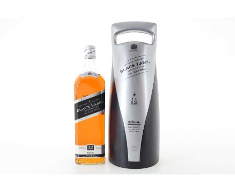 JOHNNIE WALKER 12 YEAR OLD BLACK LABEL MCLAREN EDITION 1L BLENDED WHISKY  40% ABV / 1L  When John Walker opened a grocery, wi