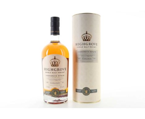 COTSWOLDS HIGHGROVE CORONATION VATTING BATCH #1 ENGLISH SINGLE MALT  Matured in Ex-Red Wine & Bourbon casks1 of 1000 bottles5