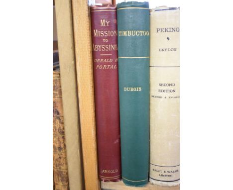 PORTAL (Gerald H):&nbsp;'My Mission to Abyssinia..', London, Edward Arnold, 1892: First Edition, publishers red cloth gilt wi