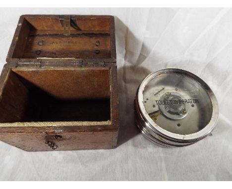 A Toulet Imperator pigeon clock in original box with certificate for clock 82960 in April 1996 Est £10 - £20