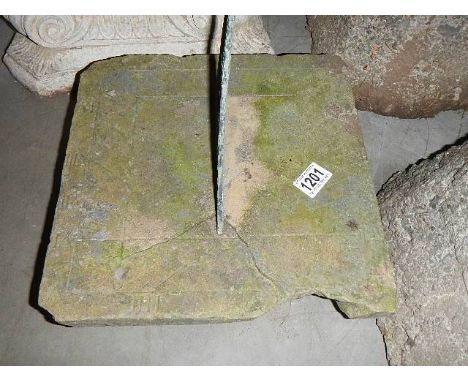 A late 19th-century sundial.