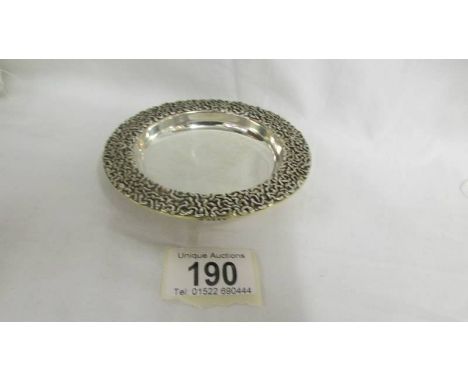 A Stuart Devlin hall marked silver dish, 1969.  