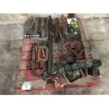 Quantity workshop tools, Stilsons etc