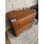 Wooden drawer unit. No VAT