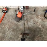 Stihl FS56C petrol strimmer with spare strim head, face shield and cord. Manual available in office.