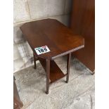 Mahogany coffee table. No VAT