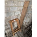 Wooden decorators table. No VAT