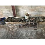 Quantity nuts, bolts, fittings and pair vehicle ramps