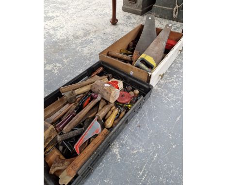 TWO BOXES OF TOOLS