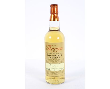 Whisky: The Arran Malt Founders Reserve, Single Malt Scotch Whisky, 70cl, 43%