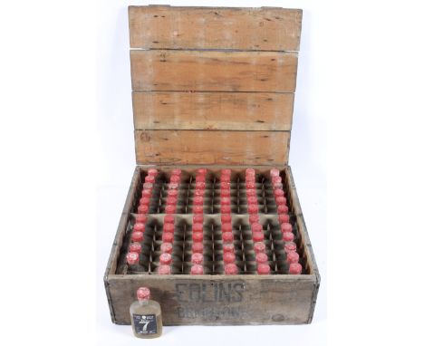An unusual collection of 72 bottles of Edlins 'Vat 7' fine old Scotch Whisky, from Brighton, Hoe e&amp; Worthing; 80% proof, 