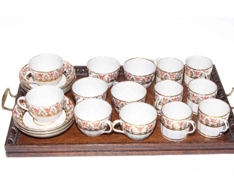 Part 19th Century tea service