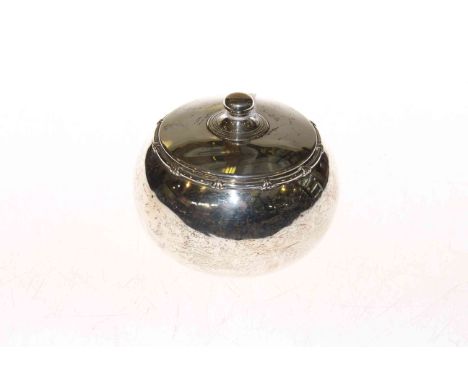 William Comyns silver caddy