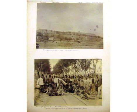 [PHOTOGRAPHS] Two albums, containing approximately 150 photographs, early 20th century, landscape and other, mainly overseas,