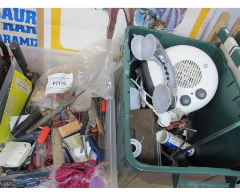 Monkey Wrench, saw, other tools, electrical's etc, (all untested sold for parts only).