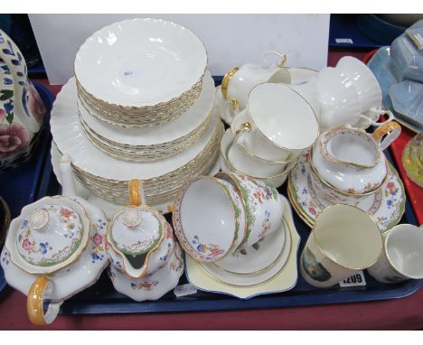 Spode 'Eden' Breakfast Set, Albert Val D'Or', Goss beaker etc:- One Tray.