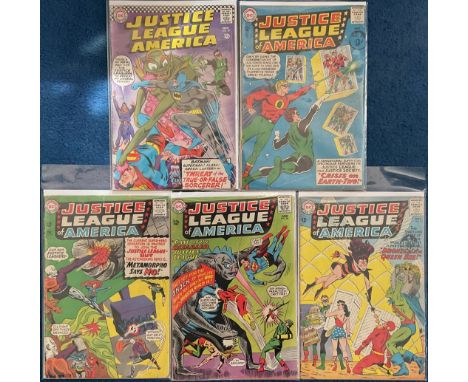 Silver Age DC Superman National Comics. 5 Justice of America Comics. No.22 A sensational super-star spectacular Featuring The