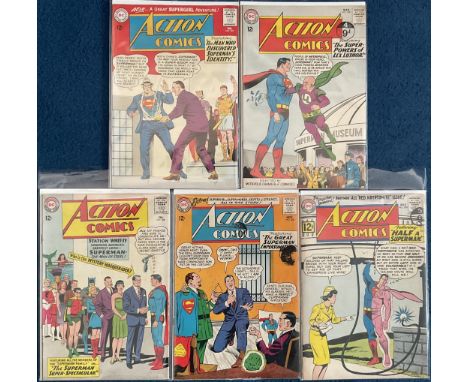 Silver Age 5 DC Action Comics. DC Superman National Comics. No.298 Action Comics featuring The Super Powers of Lex Luthor. No