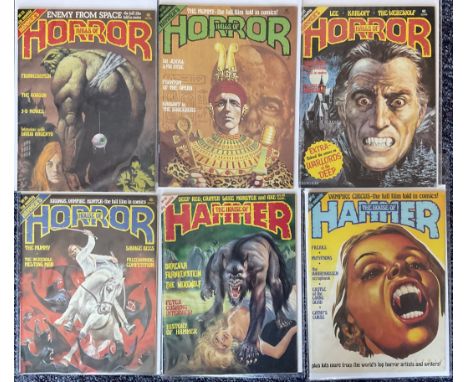 House of Hammers Magazines 5 Comic book collection, No17 The House of Hammer, No18 The house of Hammer , No20 House of Horror