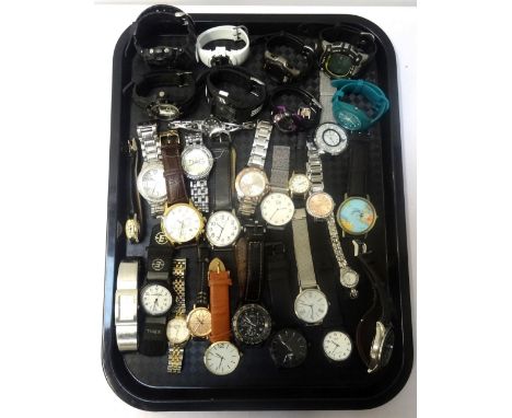 SELECTION OF LADIES AND GENTLEMEN'S WRISTWATCHESincluding Timex, Tissot, Casio, Citizen Eco-Drive, ice Watch, Accurist, Adida