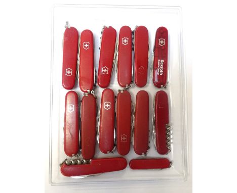 COLLECTION OF SWISS ARMY KNIVES(12), and two similar examples, 14 in total