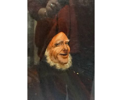 BRITISH SCHOOL (early 20th century)Portrait of a jovial Seaman, oil on canvas, 41.5cm x 31cm