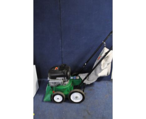 A BILLY GOAT LB61 PETROL LEAF VACUUM with collection bag (engine pulls freely but hasn't been started)