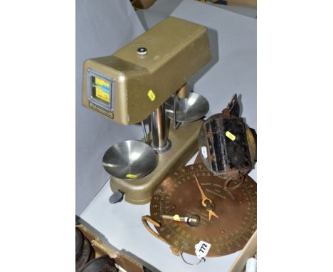 THREE SETS OF SCALES, comprising 'Dairy Herd Recorder - The Sandringham' made by Dairy Supply Company Ltd, a Salters spring b
