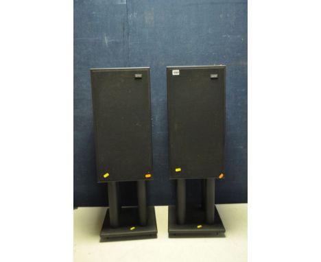 A PAIR OF SPENDOR AUDIO SYSTEMS SP2/3 SPEAKERS with Black Ash cabinets, Serial No 3904 and 3898 (All drivers appear to be wor