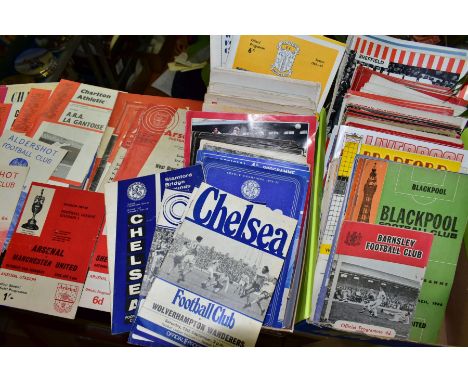 FOOTBALL PROGRAMMES - NORTH &amp; SOUTH CLUBS, a collection of approximately 300 programmes from the late 1950's-early 1970's