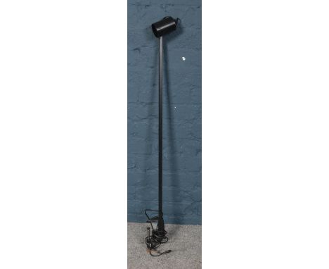 A vintage steel task lamp.  