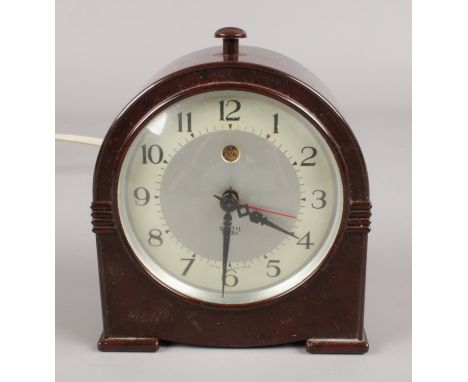 A bakelite Smiths Sectric electric mantel clock.  