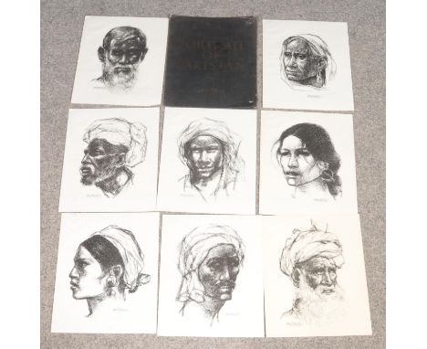 Portrait of Pakistan, Bashir Mizra; a folder of portrait prints  