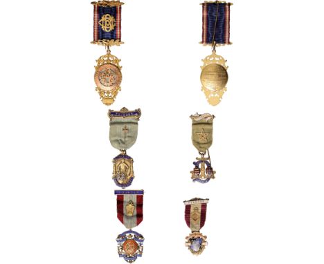 Masonic Jewels, Grand Middlesex Banner, RAOB, presentation jewel, 1929, to Sir Charles Mungeam ‘For Services Rendered to the 