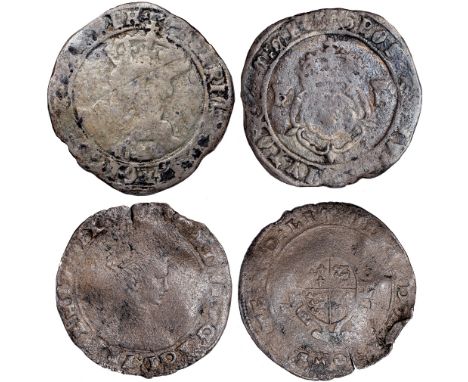 British coins, Henry VIII, third coinage, testoon, Tower mint, facing bust, rev. crowned rose between crowned h-R, wt. 6.3gms