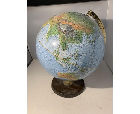 A WORLD GLOBE 